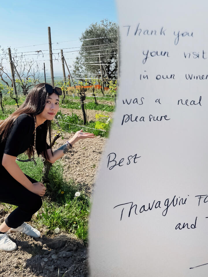 Enjoyed the moment at Travaglini Gattinara Winery